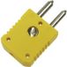 B + B Thermo-Technik 0220 0004 Standaard stekker type K, geel