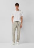 s.Oliver PHOENIX Chino Broek Regular Fit Katoen Elastaan Zandkleuren