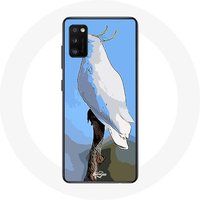 Maniacase Hoesje voor Samsung Galaxy S20 plus Kaketoe papegaaien witte vogels