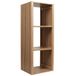 HOME DECO FACTORY - HD0242 - Modulaire Opbergkast 3 Kisten Klaus, 38,5x99x32, Bruin
