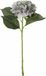 Mica Decorations Kunstbloem - Hortensia tak - lichtblauw - 51 cm - losse steel - Kunst zijdebloemen