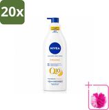 Nivea 20 x Q10 Verstevigende Bodylotion met Pomp - Vitamine C - 48 uur Hydratatie - Voor Normale Huid - 400 ml - Bulkverpakking