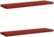 vidaXL Banc de coussins VUGHT 100% Polyester Rouge