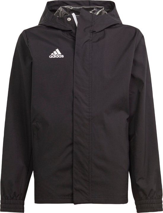 adidas Entrada 22 All-Weather Jack - Kinderen - Zwart - 164