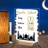 Famanu Ramadan-kalender - Handgeschreven adventskalender van acryl
