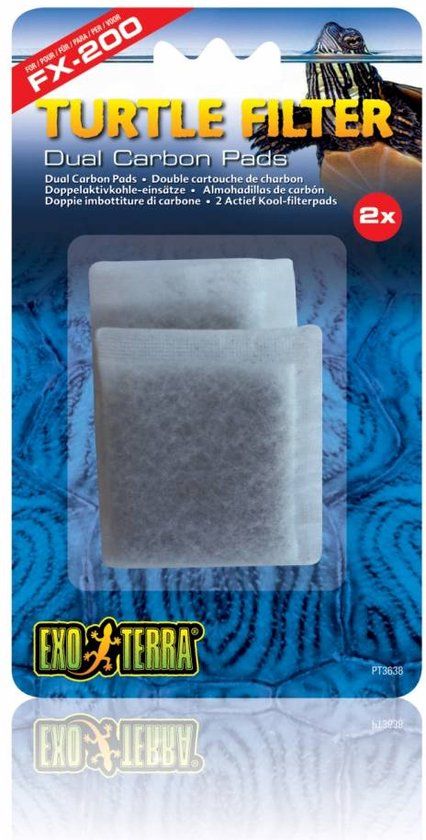Exo Terra Actieve kool voor Turtle Filter FX-200 / buitenfilter - 1 stuk
