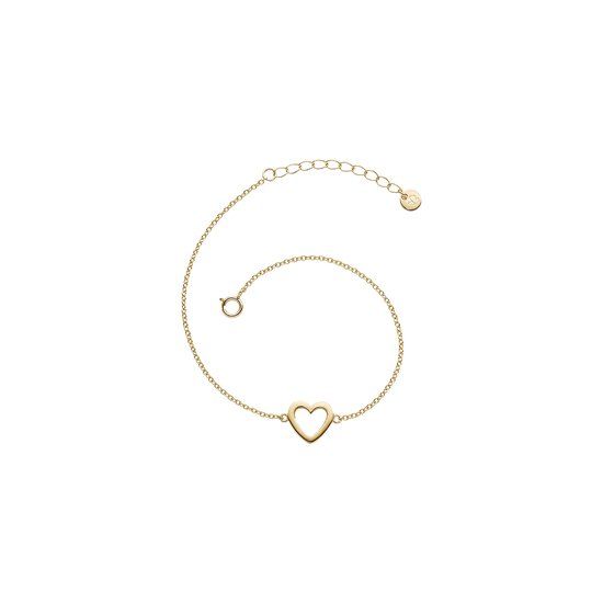 Glanzstücke München Gems München Dames Armband 925 sterling zilver Goud 17 cm