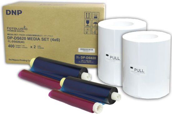DNP Papier DM46620 - 2 Rol à 400 St. 10x15 voor DS620