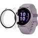 Phonillico® Garmin Vivoactive 5 Hoes - Transparant Harde Bescherming met Gehard Glas
