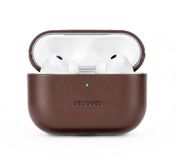 DECODED Étui en cuir pour AirPods Pro 3 - Marron