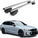 Omac Aluminium Dachtdragers voor BMW Serie 3 G21 Touring 2019-2026 – City Crash – Iso/pas 11154:2006 – Antivol Inclus – Charge Max 75 Kg – 2 Barres Argent