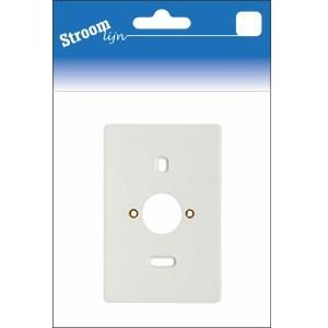 Enzo Montageplaat 2-voudig wit - 6650720