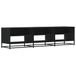Syfax Tv-meubel 180x40x46 cm bewerkt hout zwart