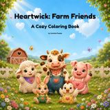 Heartwick: Farm Friends: A Cozy Farm Animal Coloring Book for Kids, Teens & Adults
