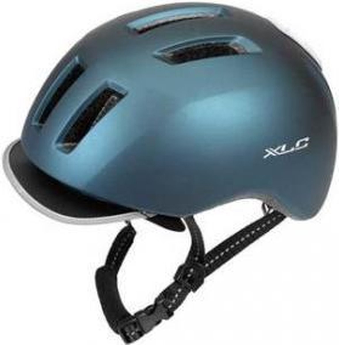 XLC helm City metallic blue maat L,gekeurd ook voor pedelec