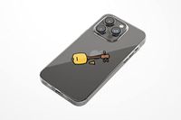 Bonateks, Digitaal bedrukte hoes, compatibel met iPhone 14 Pro, telefoonhoes, beschermhoes, schokbestendig, siliconen, flexibel, transparant