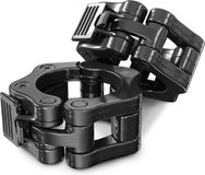 Hop-Sport Halterclip 50 mm HS-PC50 – Antislip Haltersluiting met Snelsluiting, Duurzame Halterklemmen Set van 2 voor Lange Halterstang