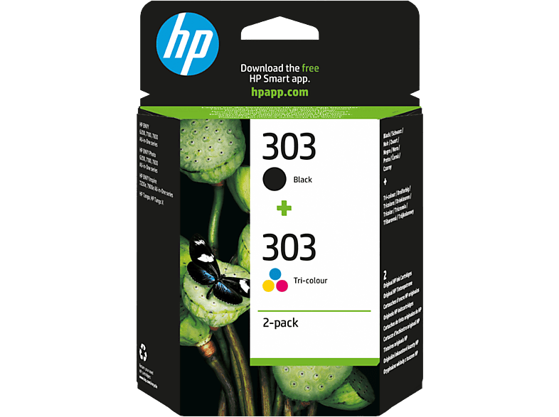 HP 303 Multicolor + Zwart