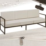 Tectake® Comosa Loungebank - 3-zits Tuinbank