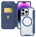 Apple Folio Étui portefeuille en cuir pour iPhone 13 PRO avec protection RFID et Mag-Safe