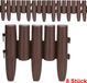 Deuba Borderrand - 8 Stuks 2,24m Houtlook (lxb): 28x24cm - Bruin