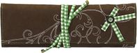 Friedrich23 Sieradenetui Suède bruin/groen Unisex