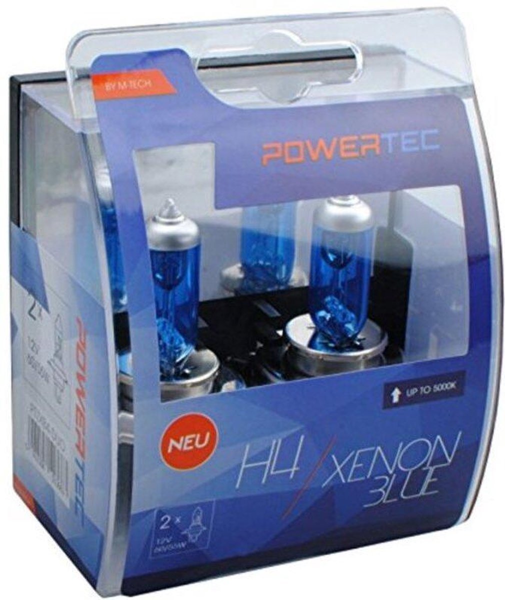 Mtech Automotive Bulb M-Tech PTZXB4-DUO H4 12V 60/55W Azul Xenon
