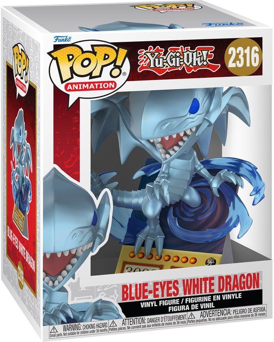 Funko Pop! Animation Yu-Gi-Oh! Blue-Eyes White Dragon (2316)