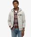 Superdry Homme Sweat à Capuche Zippé et Brodé Vintage Logo Gris Foncé Taille: Xxl
