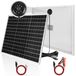 Chargeur solaire 50W, kit 12V avec régulateur PWM