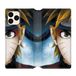 Beschermhoes iPhone 12 Mini Beschermhoes Manga Naruto Leer Wit