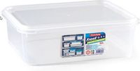PLASTICFORTE Vershoudbakje vriezer en magnetron - 6500 ml - kunststof - voedsel - 32 x 26 x 10 cm - Luchtdicht