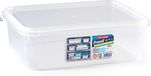 PLASTICFORTE Boîte de conservation congélateur et micro-ondes - 6500 ml - plastique - alimentaire - 32 x 26 x 10 cm - Hermétique
