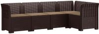 vidaXL - Tuinbank - Rattanlook - Bruin