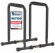 Dipstang Dip Station - 200 kg - Verstelbare Hoogte 80-100 cm - Antislip