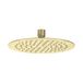 IVY Bond douchekop antikalk nozzles en Eco-air 25 cm, geborsteld mat goud PVD