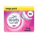 Lil-Lets Dosettes superdouces, ultra-fines X 96 | Absorption longue durée | Avec ailettes | 8 paquets de 12 dosettes - lot | Flux menstruel moyen à abondant
