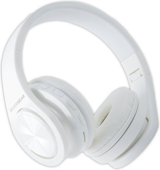 Silvergear Bluetooth Over-Ear Headphones - White