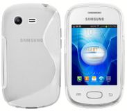 mumbi S-TPU beschermhoes voor Samsung Galaxy Star S5280 hoes transparant wit