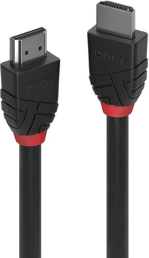 Lindy HDMI-kabel Ultra High Speed M/M voor 4K 8K TV PS5 Xbox Series X Zwart