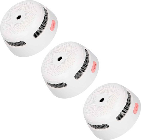 X-sense XS01 Rookmelder 3-pack - Groot meetbereik - Compact design - Brandmelder