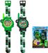 Accutime Minecraft Walkie Talkie Horloge – Kinderhorloge met Spreekfunctie – 2-delig Set – 17x24x8 cm – Officieel Minecraft