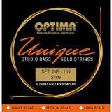 Optima Electric Bass Strings Unique Studio Gold Strings 4-str. korte sc 2409S