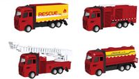 Lobbes Speelgoed BV Pull Back Truck Rood