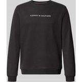 Tommy Hilfiger Heren TRACK TOP UM0UM03666 L/S Sweatshirt, Zwart, S