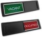 CombiCraft Schuifbordje met "Vacant-Occupied" in Zwart - Set van 5