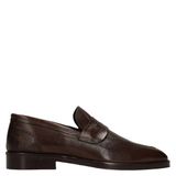 Manfield Black Label leren loafers - donkerbruin