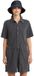 G-Star Easy jumpsuit wmn Dames Jumpsuits M Katoen Regular Fit Casual Effen Knopen Korte mouw Klassieke kraag Borstzak Steekzakken Lente/Zomer 2025 dk black gd