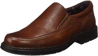 Fluchos Clipper Bruin Leer Heren Schoenen Maat 41