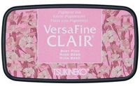 Tsukineko VersaFine Clair Inkt Stempelen Roze, Baby Large-Opaque, Waterdicht, Archival-Embossing, pad Grootte: 7,6 x 3,5 cm